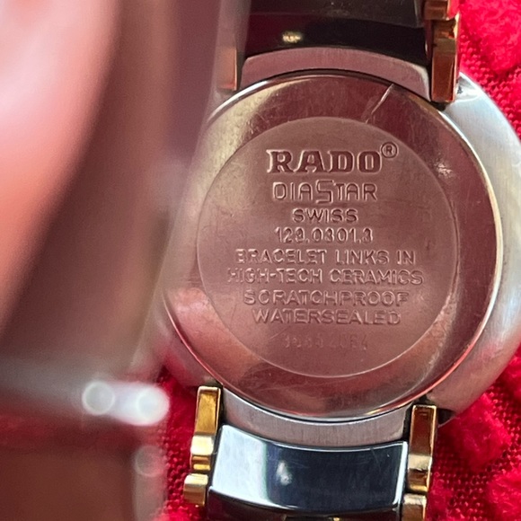 Rado Swiss diastar ceramic watch 129.0301.3 sapphire scratch resistant crystal - Picture 3 of 6